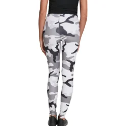 Urban Classics Camo Tech Mesh - Leggingsit, snow camo