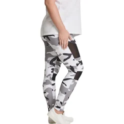 Urban Classics Camo Tech Mesh - Leggingsit, snow camo