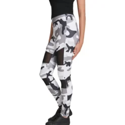 Urban Classics Camo Tech Mesh - Leggingsit, snow camo