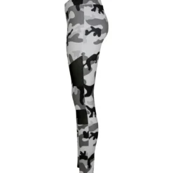 Urban Classics Camo Tech Mesh - Leggingsit, snow camo