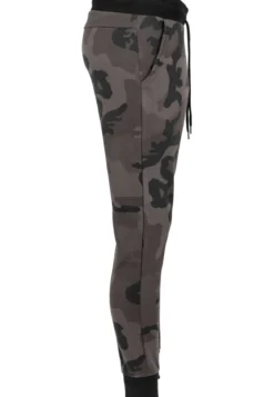 Urban Classics Camo Terry - Naisten collegehousut, dark camo
