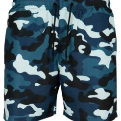 Urban Classics Camo - Uimashortsit, blue camo