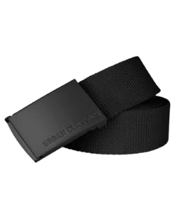 Urban Classics - Canvas vyö, black/black
