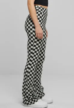 Urban Classics Checked Boot Cut - Leggingsit