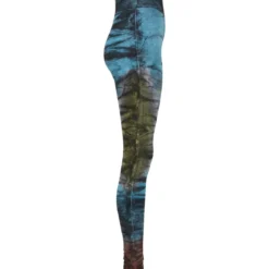 Urban Classics Cotton Tie Dye High Waist - legginsit, black