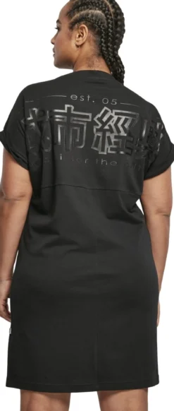 Urban Classics Cut On Sleeve Printed - Naisten T-paitamekko