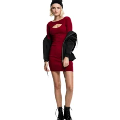 Urban Classics Cut Out - Mekko, burgundy