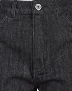 Urban Classics Denim - Hotpantsit, musta