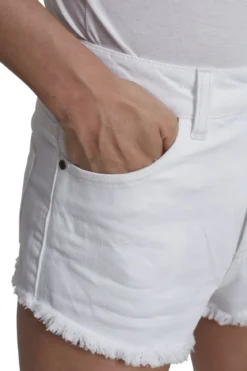 Urban Classics Denim - Hotpantsit, valkoinen