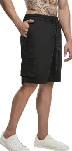 Urban Classics Drawstring Carco - Miesten Shortsit, musta