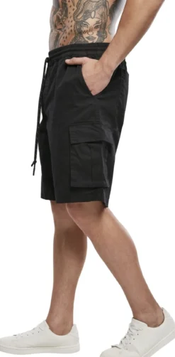 Urban Classics Drawstring Carco - Miesten Shortsit, musta