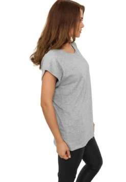 Urban Classics Extended Shoulder - Naisten paita, harmaa