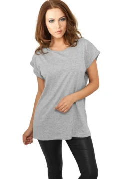 Urban Classics Extended Shoulder - Naisten paita, harmaa