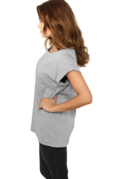 Urban Classics Extended Shoulder - Naisten paita, harmaa