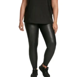 Urban Classics Faux Leather High Waist- legginsit