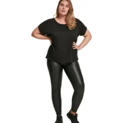 Urban Classics Faux Leather High Waist- legginsit