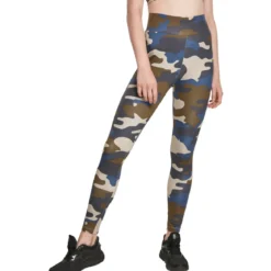 Urban Classics High Waist Camo Tech- leggingsit, summerolive camo