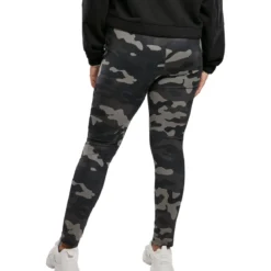 Urban Classics High Waist Camo Tech- legginsit, darkcamo