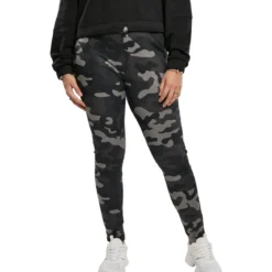 Urban Classics High Waist Camo Tech- legginsit, darkcamo