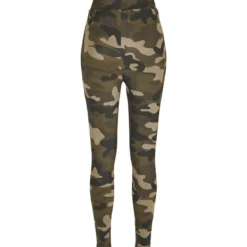 Urban Classics High Waist Camo Tech- legginsit, woodcamo