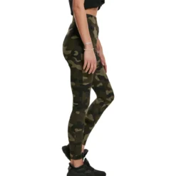 Urban Classics High Waist Camo Tech- legginsit, woodcamo
