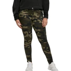Urban Classics High Waist Camo Tech- legginsit, woodcamo