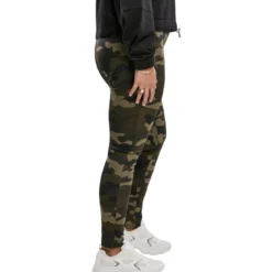 Urban Classics High Waist Camo Tech- legginsit, woodcamo