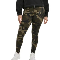 Urban Classics High Waist Camo Tech- legginsit, woodcamo