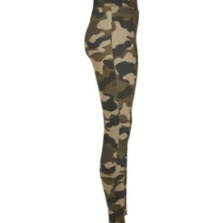 Urban Classics High Waist Camo Tech- legginsit, woodcamo