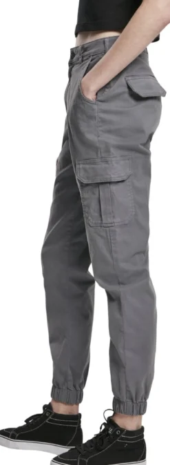 Urban Classics High waist Cargo - Reisitaskuhousut, lightshadow