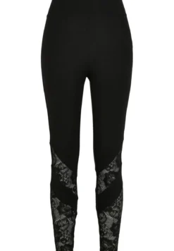 Urban Classics Highwaist Lace Inset - Legginsit