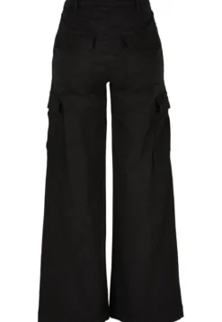 Urban Classics High Waist Wide Leg Twill - Reisitaskuhousut
