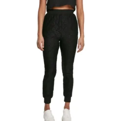 Urban Classics Lace Jersey - Jogger housut