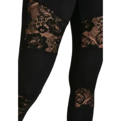 Urban Classics Laces Inset - Legginsit, black