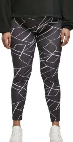 Urban Classics Ladies AOP - Leggingsit, geometric