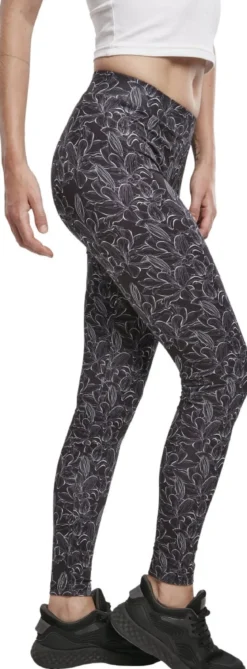 Urban Classics Ladies AOP - Leggingsit, hibiscus