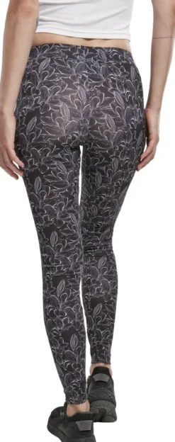 Urban Classics Ladies AOP - Leggingsit, hibiscus