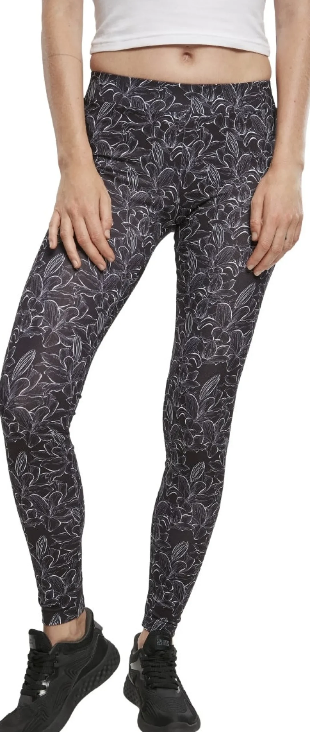 Urban Classics Ladies AOP - Leggingsit, hibiscus