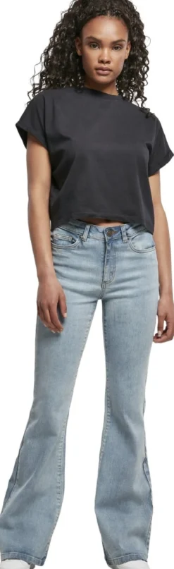 Urban Classics Ladies High Waist Flared - farkut