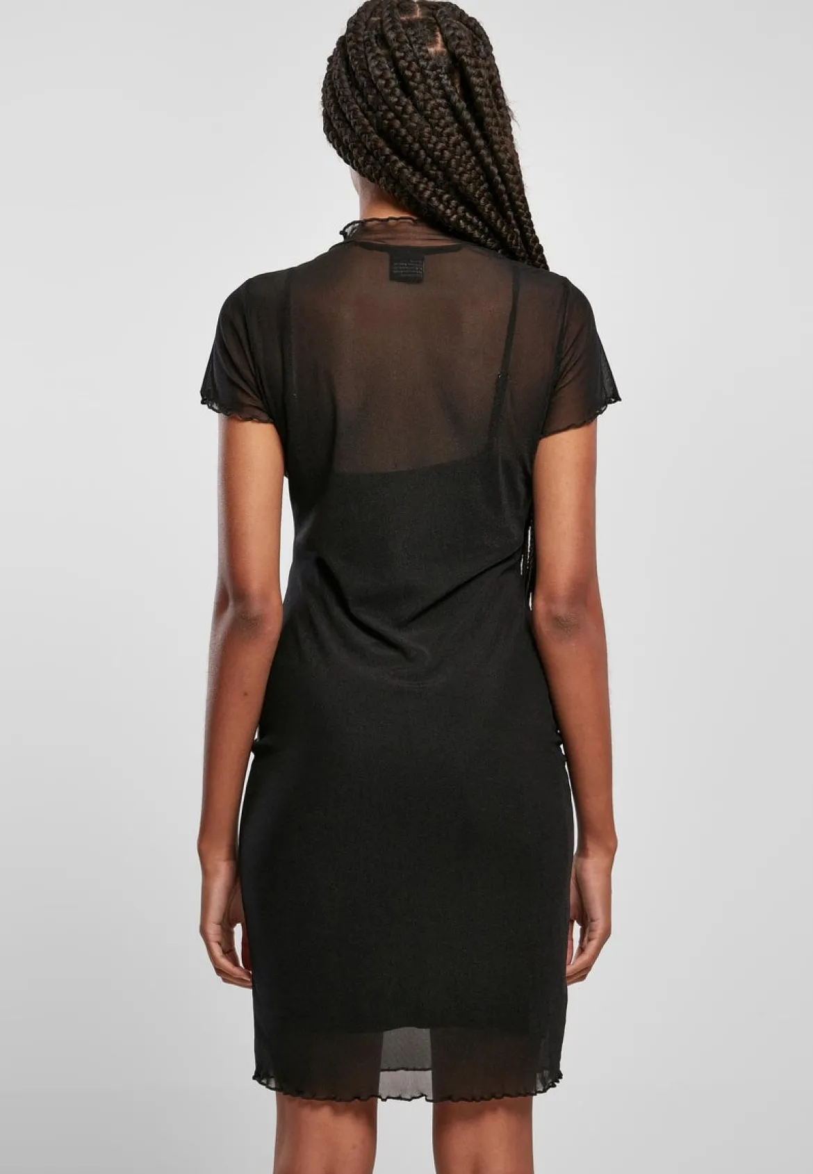Urban Classics Ladies Mesh Double Layer - mekko