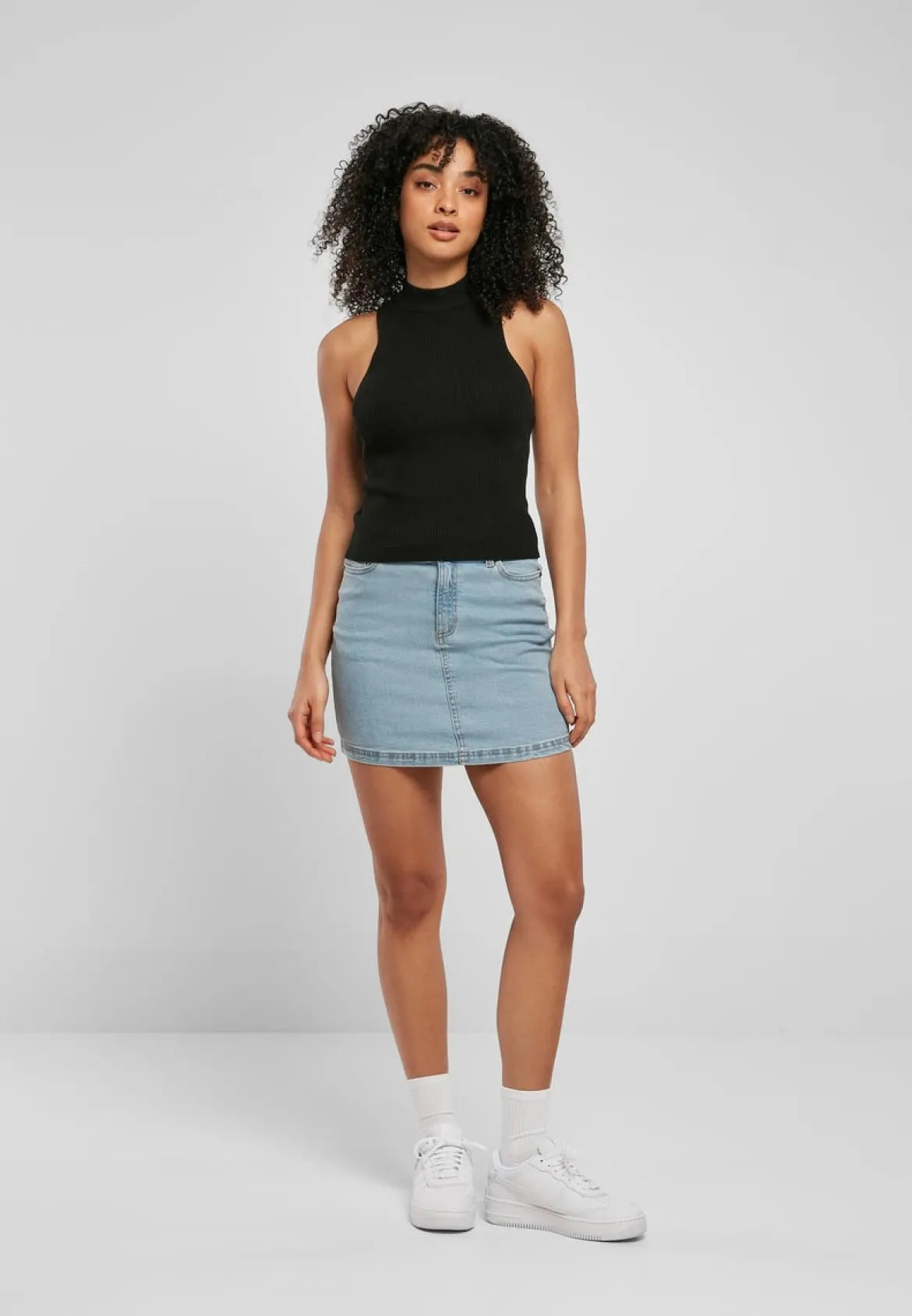 Urban ClassicsLadies Short Rib Knit Turtleneck - toppi