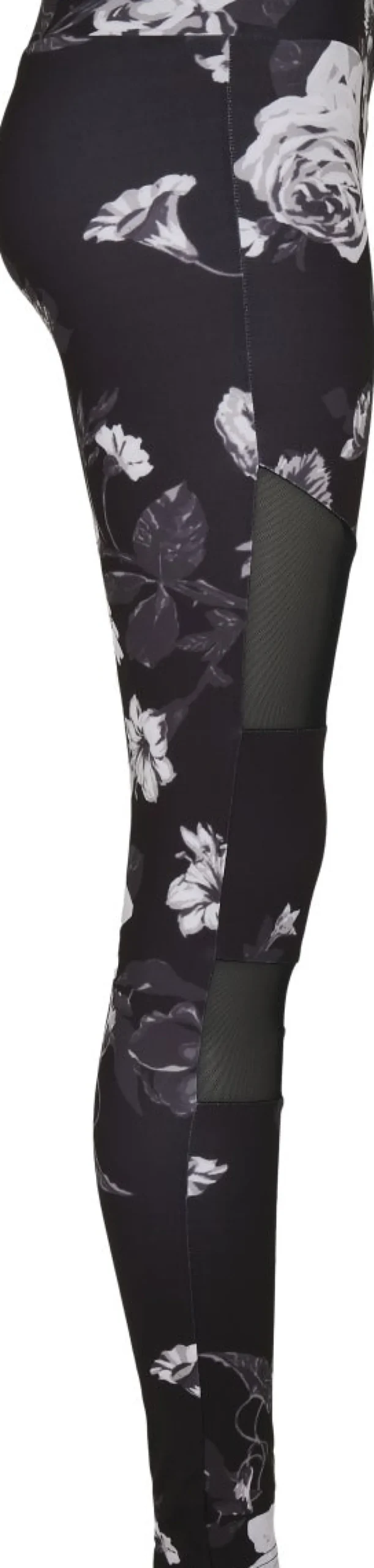 Urban Classics Ladies Tech Mesh AOP - Leggings, darkflower