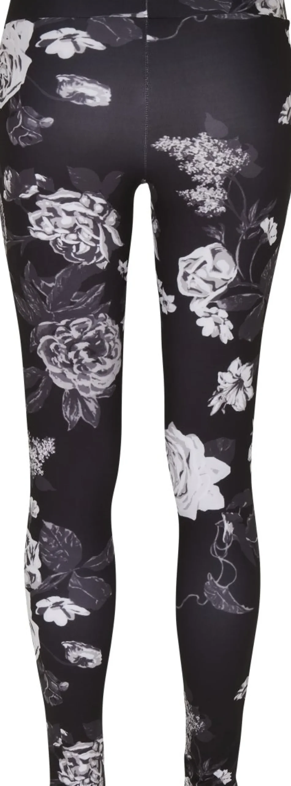 Urban Classics Ladies Tech Mesh AOP - Leggings, darkflower