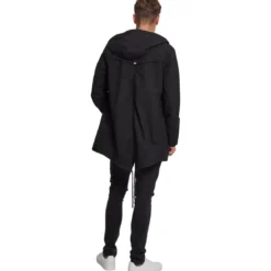 Urban Classics Light Cotton Parka - Välikausitakki, musta