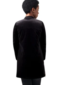 Urban Classics Long Velvet- Naisten välikausitakki