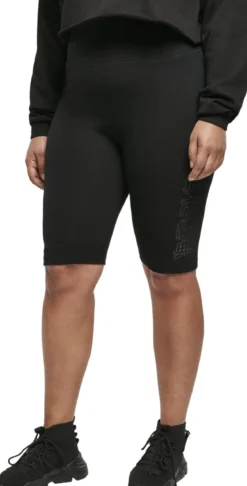 Urban Classics Naisten High Waist Branded - Pyöräilyshortsit