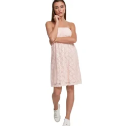Urban Classics - Naisten Pitsimekko, pinkki