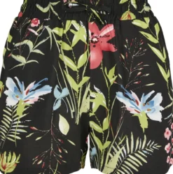 Urban Classics -Naisten shortsit, black tropical