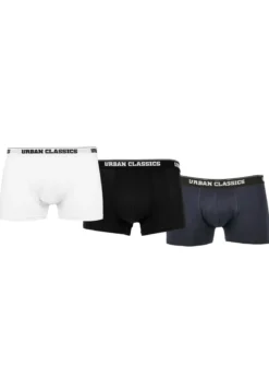 Urban Classics Organic - Bokserit 3kpl, white/navy/black