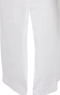 Urban Classics Organic Oversized Slit - Naisten T-paitamekko, valkoinen